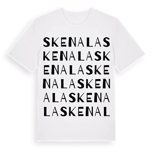 Skenala ordlek t-shirt – ekologisk bomull t-shirt från Pinshirt
