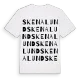 Skenalund ordlek t-shirt