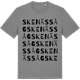 Mid Heather Gray t-shirt med Skenäs såg ordlek t-shirt