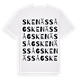 Skenäs såg ordlek t-shirt