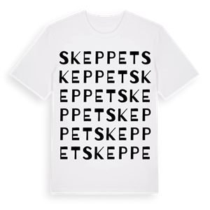Skeppet ordlek t-shirt – ekologisk bomull t-shirt från Pinshirt