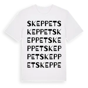 Skeppet ordlek t-shirt – ekologisk bomull t-shirt från Pinshirt