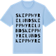 Blue Soul t-shirt med Skeppmyrelund ordlek t-shirt
