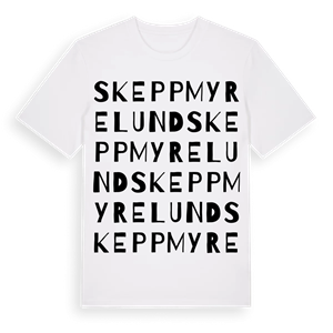 Skeppmyrelund ordlek t-shirt – ekologisk bomull t-shirt från Pinshirt