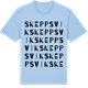 Blue Soul t-shirt med Skeppsvik ordlek t-shirt