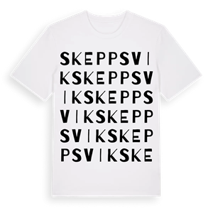 Skeppsvik ordlek t-shirt – ekologisk bomull t-shirt från Pinshirt