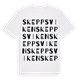 White t-shirt med Skeppsviken ordlek t-shirt
