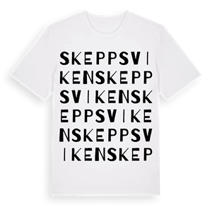 Skeppsviken ordlek t-shirt – ekologisk bomull t-shirt från Pinshirt