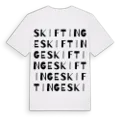 Skiftinge ordlek t-shirt
