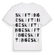Skiftinge ordlek t-shirt
