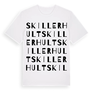 Skillerhult ordlek t-shirt – ekologisk bomull t-shirt från Pinshirt