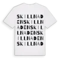 Skillnaden ordlek t-shirt