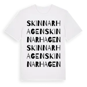 Skinnarhagen ordlek t-shirt – ekologisk bomull t-shirt från Pinshirt