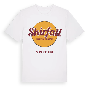 Skirfall cirkel t-shirt – ekologisk bomull t-shirt från Pinshirt