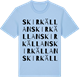 Blue Soul t-shirt med Skirkällan ordlek t-shirt