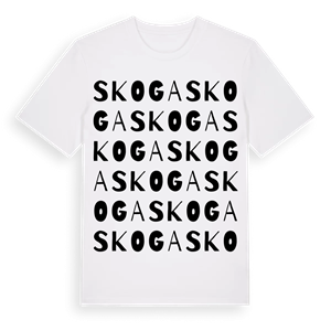 Skoga ordlek t-shirt – ekologisk bomull t-shirt från Pinshirt