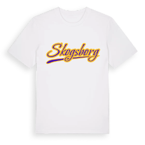 Skogsborg baseball t-shirt – ekologisk bomull t-shirt från Pinshirt