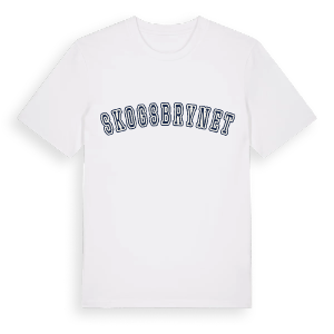 Skogsbrynet college t-shirt – ekologisk bomull t-shirt från Pinshirt