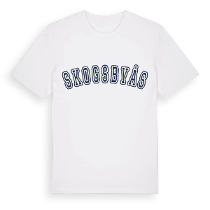 Skogsbyås college t-shirt – ekologisk bomull t-shirt från Pinshirt