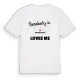 Någon i Skogshyddan älskar mig t-shirt