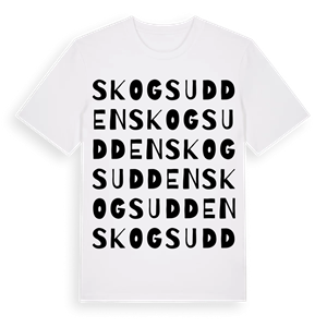 Skogsudden ordlek t-shirt – ekologisk bomull t-shirt från Pinshirt