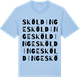 Blue Soul t-shirt med Sköldinge ordlek t-shirt