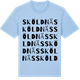 Blue Soul t-shirt med Sköldnäs ordlek t-shirt