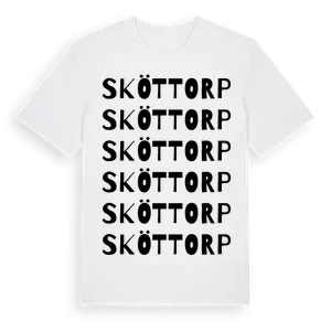 Sköttorp ordlek t-shirt – ekologisk bomull t-shirt från Pinshirt