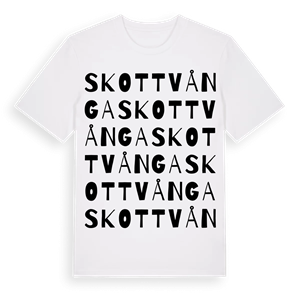 Skottvånga ordlek t-shirt – ekologisk bomull t-shirt från Pinshirt