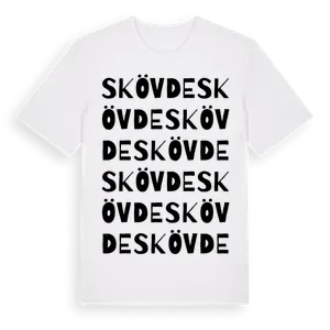 Skövde ordlek t-shirt – ekologisk bomull t-shirt från Pinshirt