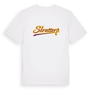 Skrattorp baseball t-shirt – ekologisk bomull t-shirt från Pinshirt