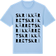 Blue Soul t-shirt med Skrikkärret ordlek t-shirt