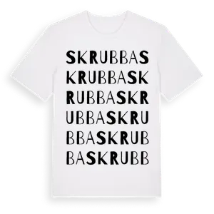 Skrubba ordlek t-shirt – ekologisk bomull t-shirt från Pinshirt