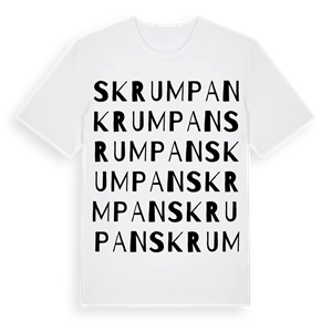 Skrumpan ordlek t-shirt – ekologisk bomull t-shirt från Pinshirt