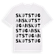 White t-shirt med Skutstugan ordlek t-shirt