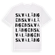 Skvalängen ordlek t-shirt