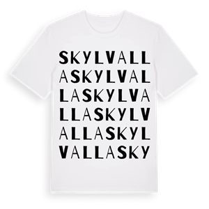 Skylvalla ordlek t-shirt – ekologisk bomull t-shirt från Pinshirt