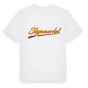 Skymmerdal baseball t-shirt – ekologisk bomull t-shirt från Pinshirt