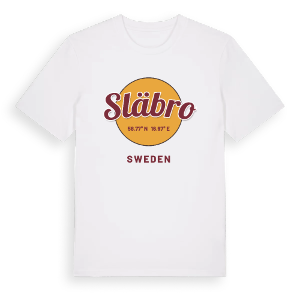 Släbro cirkel t-shirt – ekologisk bomull t-shirt från Pinshirt