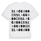 Slaggudden ordlek t-shirt
