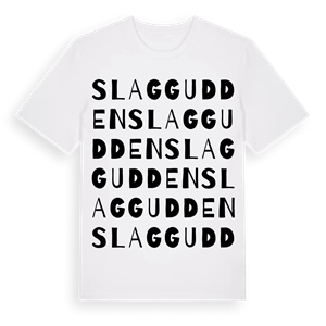 Slaggudden ordlek t-shirt – ekologisk bomull t-shirt från Pinshirt