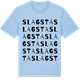 Blue Soul t-shirt med Slagsta ordlek t-shirt