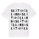 Släta Hällarna ordlek t-shirt
