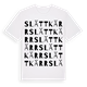 White t-shirt med Slättkärr ordlek t-shirt