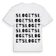 Sloget ordlek t-shirt