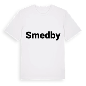 Smedby fetstil t-shirt – ekologisk bomull t-shirt från Pinshirt