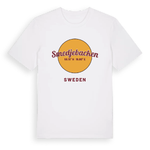 Smedjebacken cirkel t-shirt – ekologisk bomull t-shirt från Pinshirt