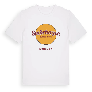 Smörhagen cirkel t-shirt – ekologisk bomull t-shirt från Pinshirt