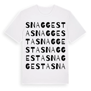 Snaggesta ordlek t-shirt – ekologisk bomull t-shirt från Pinshirt