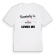 Någon i Snällsborg älskar mig t-shirt